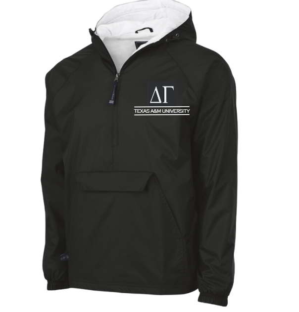 Delta Gamma Charles River Rain Jacket