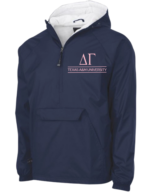 Delta Gamma Charles River Rain Jacket