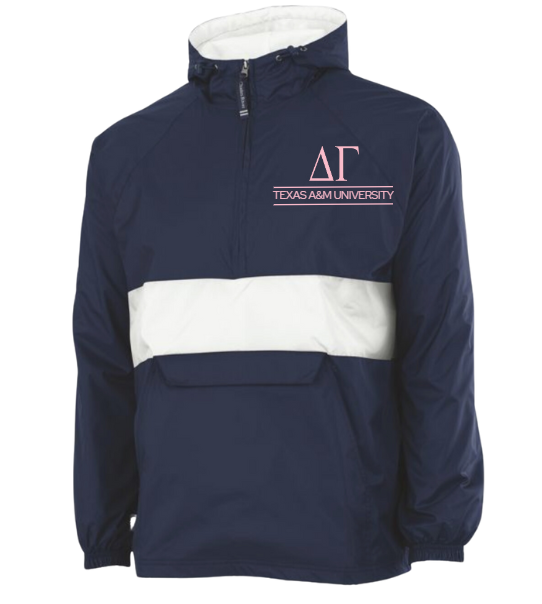 Delta Gamma Charles River Rain Jacket