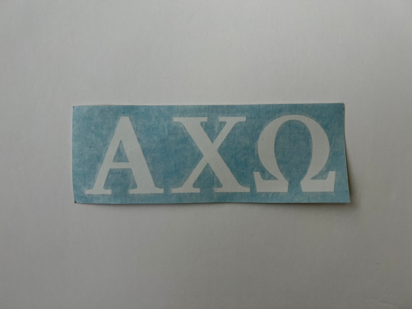 Greek Letter Car Decal