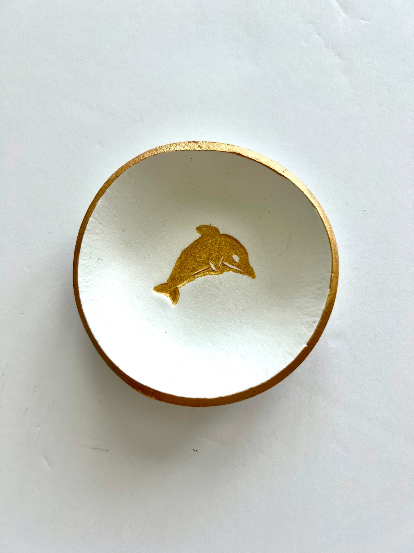 Delta Delta Delta Round Ring Dish