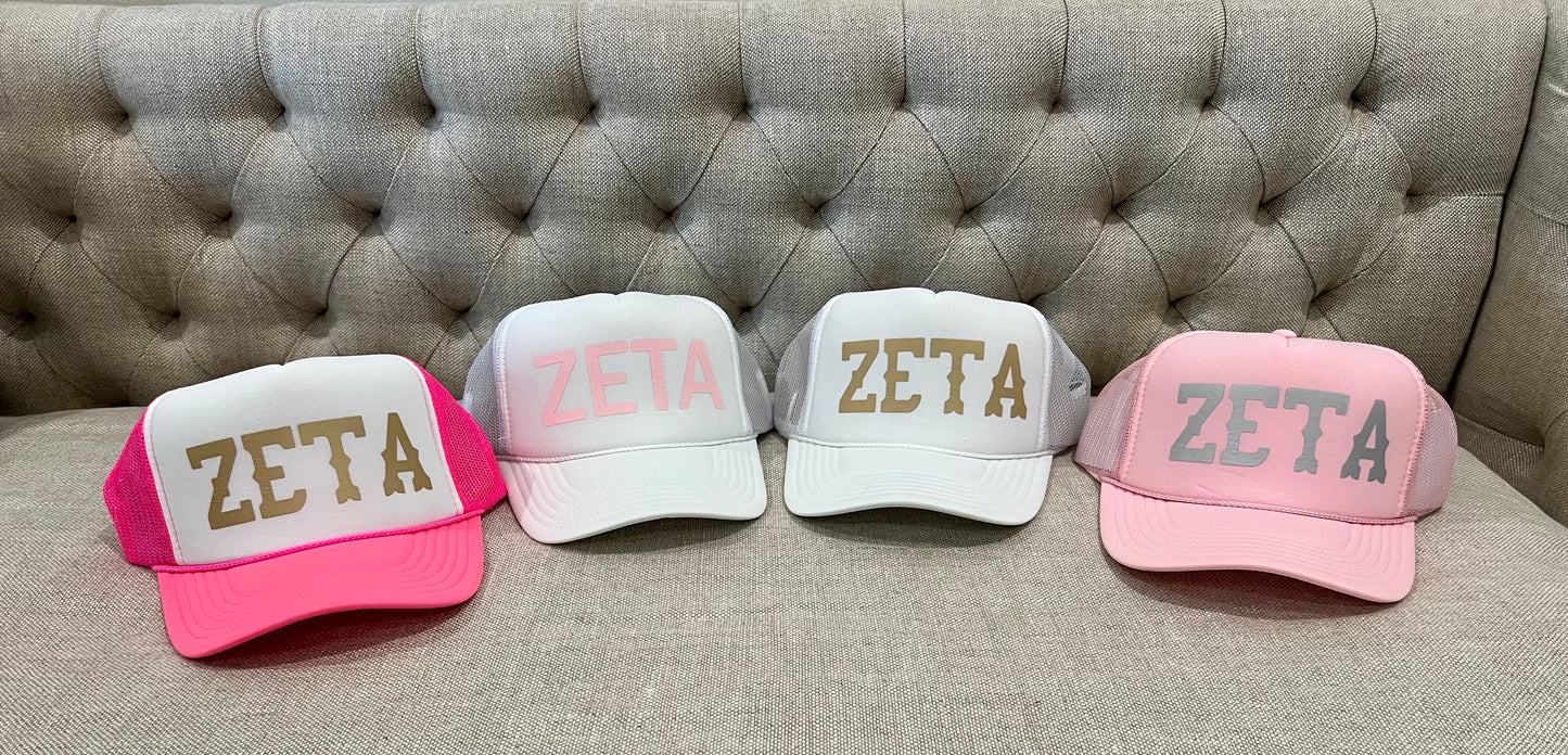 Zeta Trucker Hat