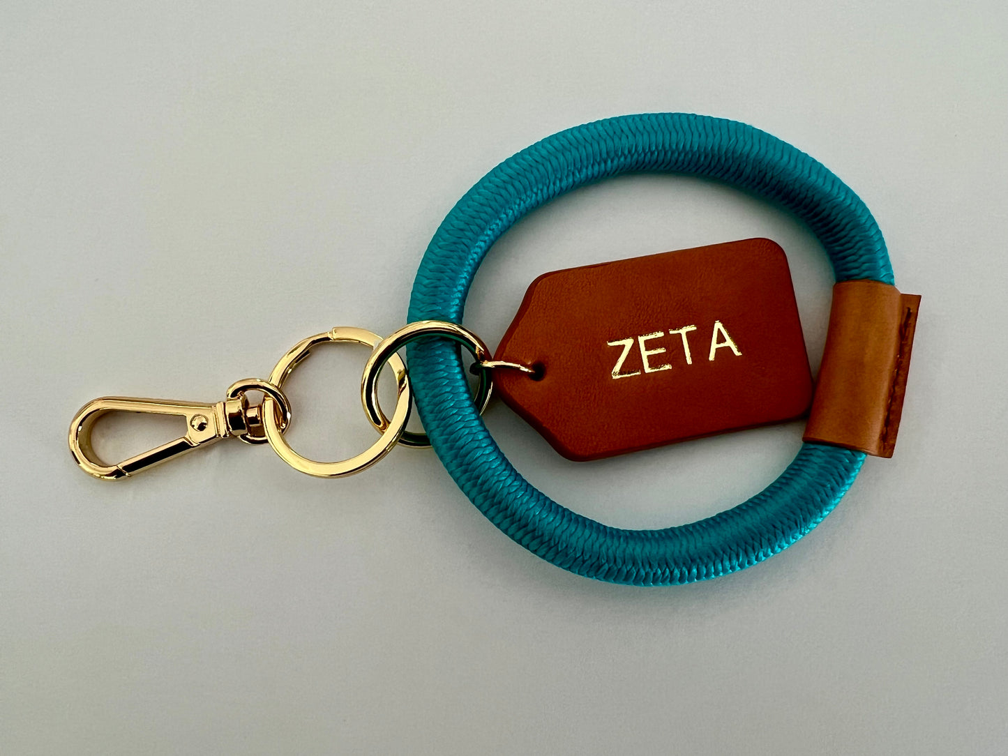 Zeta Tau Alpha Go Go Keychain