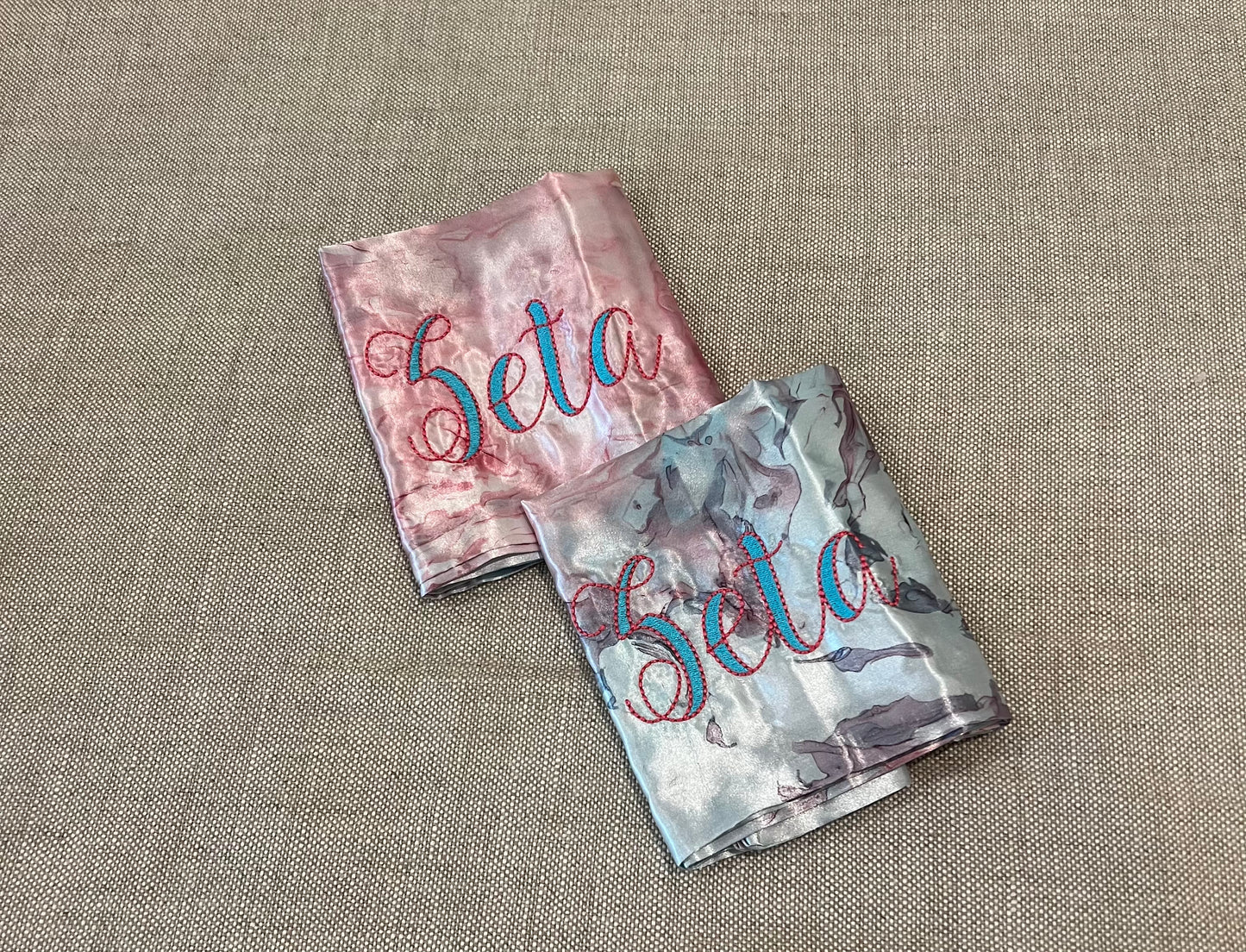 Zeta Satin Embroidered Pillowcase