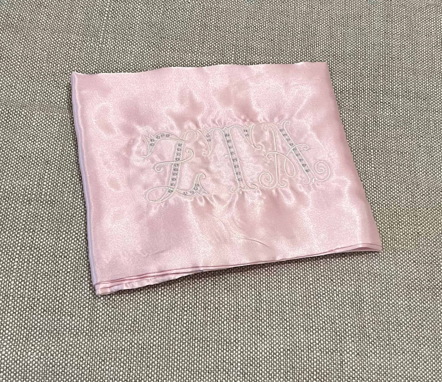 Zeta Satin Embroidered Pillowcase