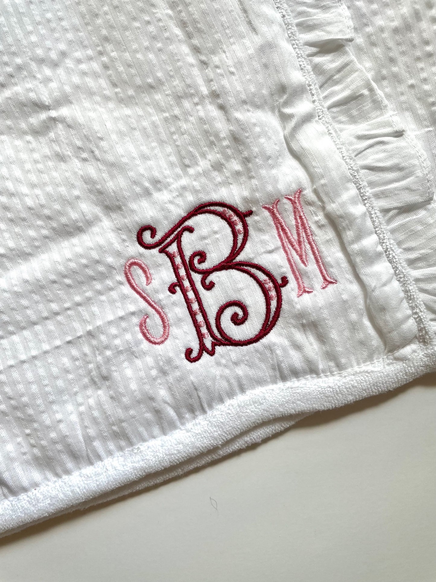 Monogrammed Towel Wrap