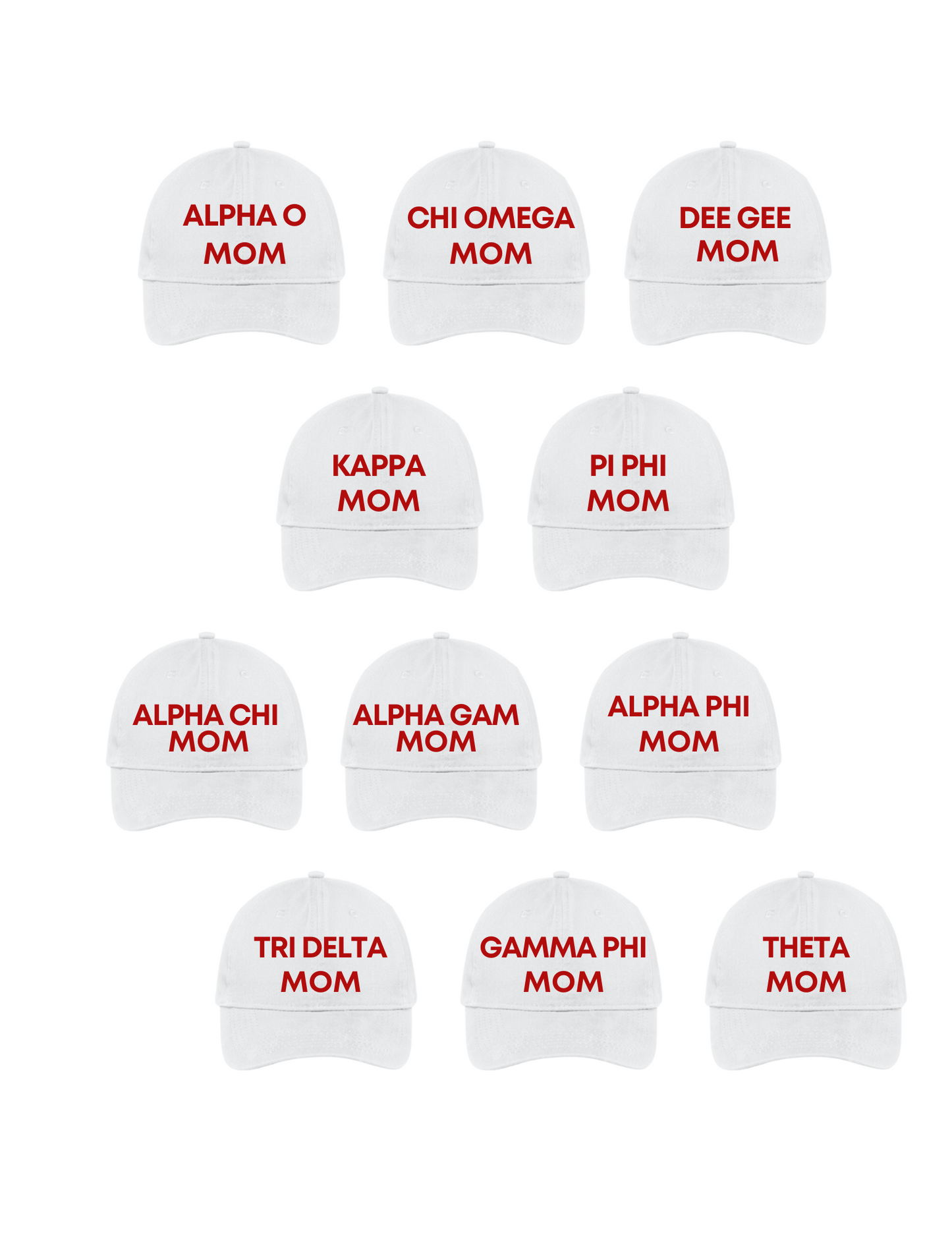 Mom Sorority Nike Hat with Monogram