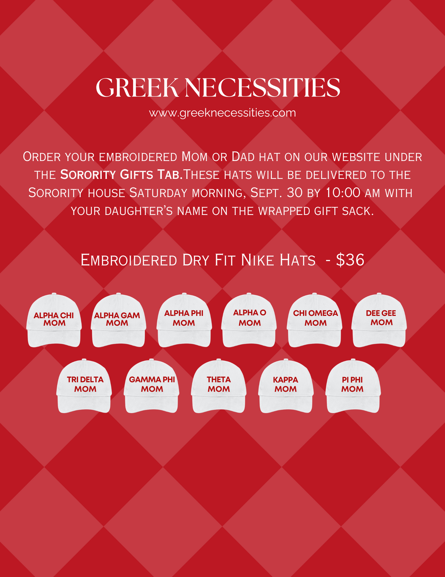 Sorority Mom Nike Baseball Cap