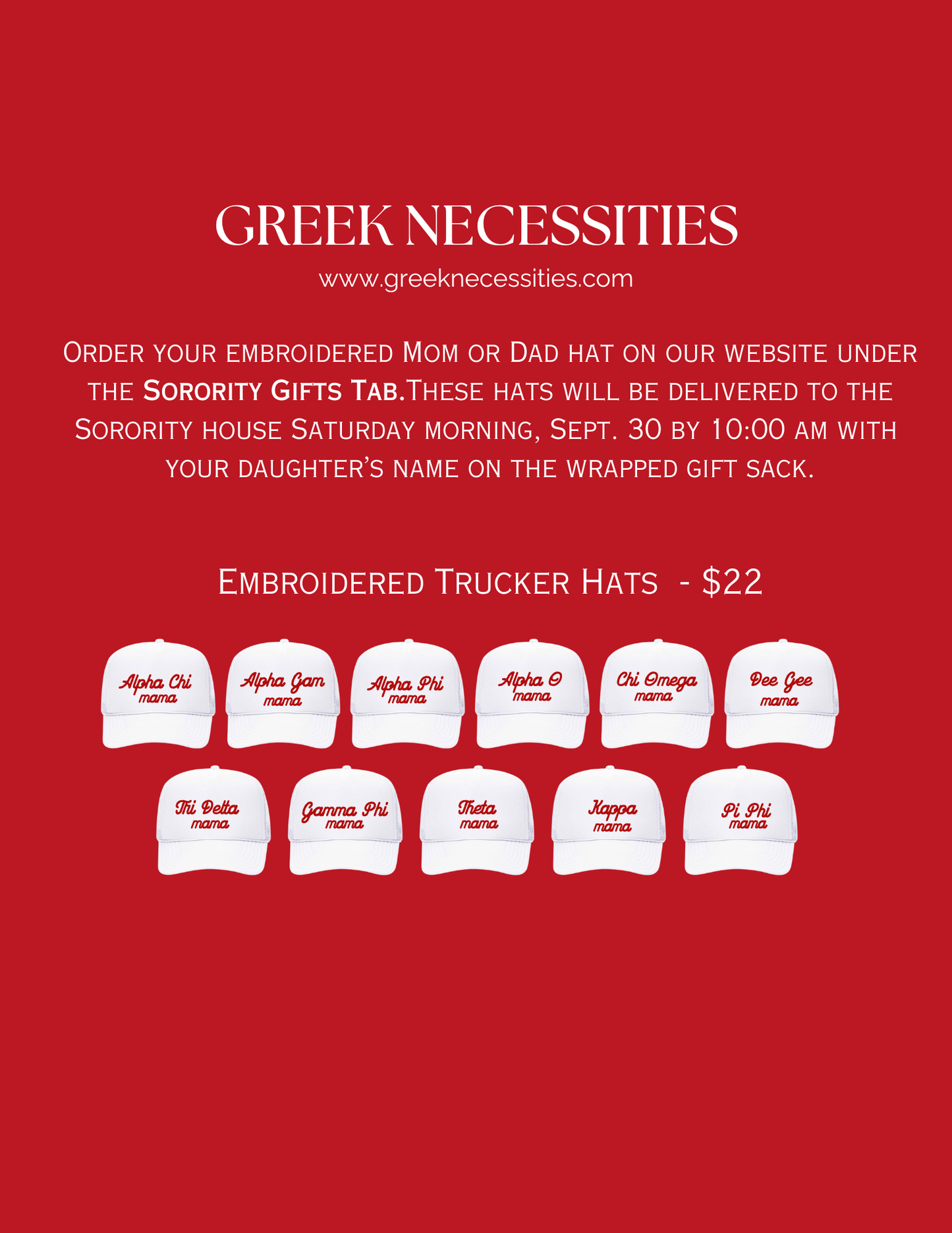 Sorority Mama Trucker Hat