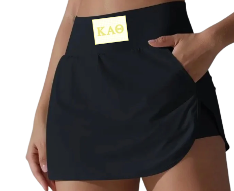 Kappa Alpha Theta Skort with Patch