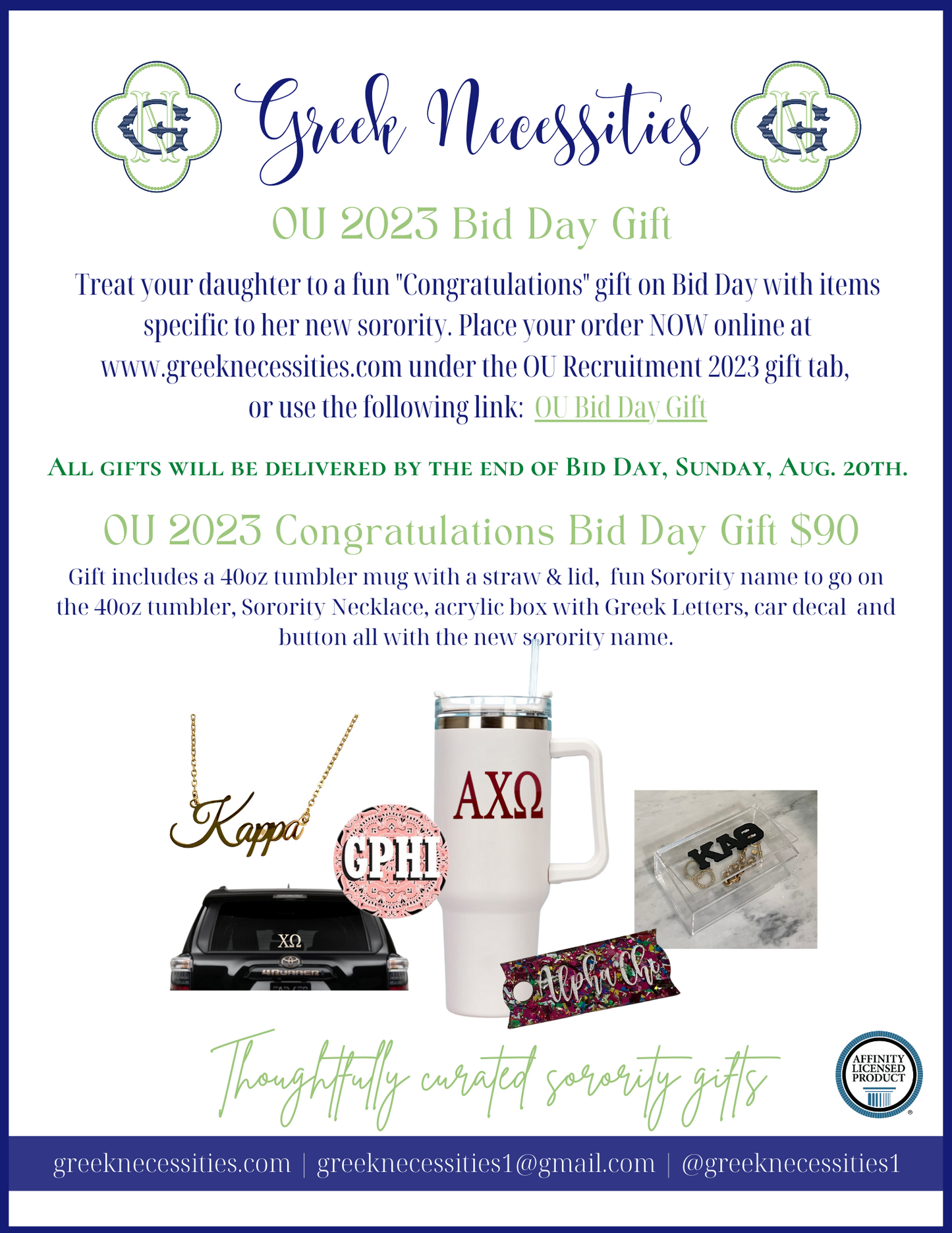 2023 Bid Day Gift