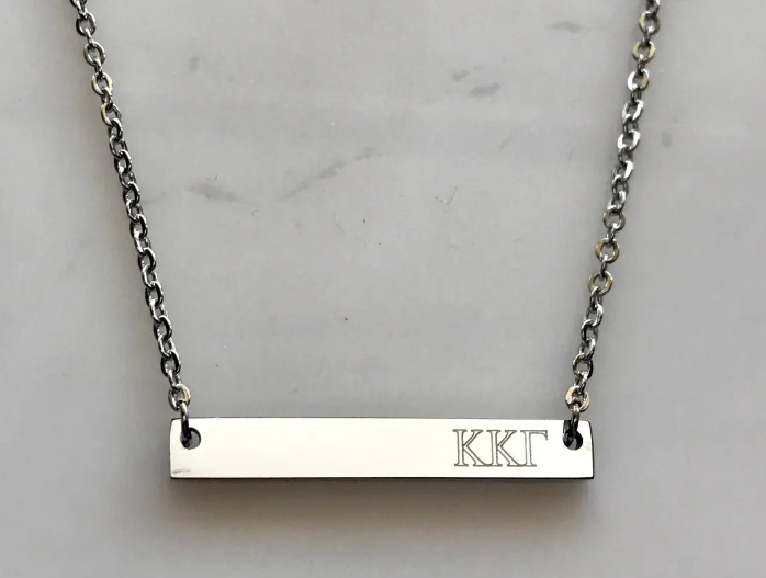 Kappa Kappa Gamma Bar Necklace