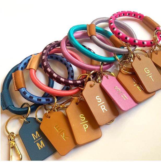 GoGo Keychain with Monogram