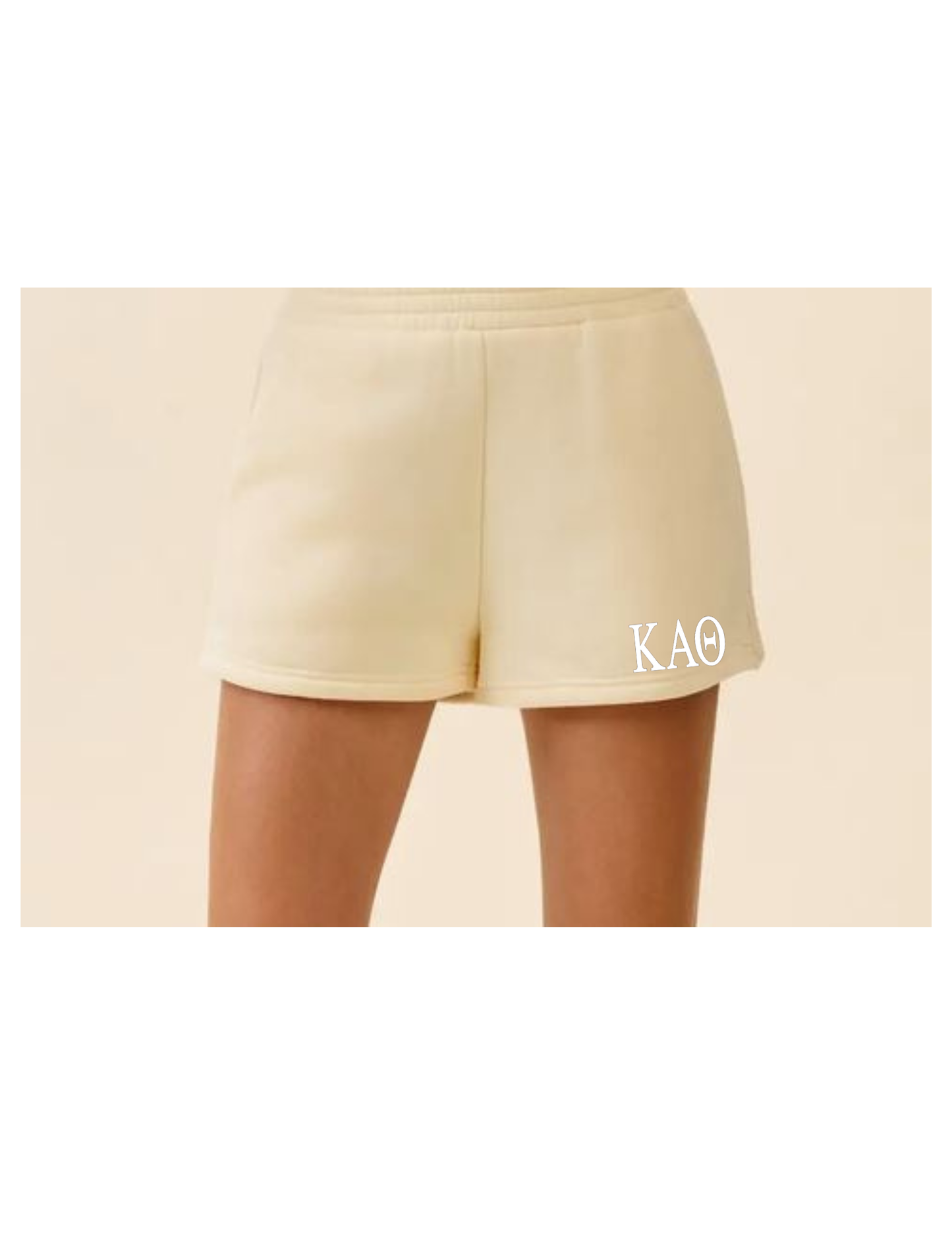 Sweat Shorts with Greek Letter Monogram