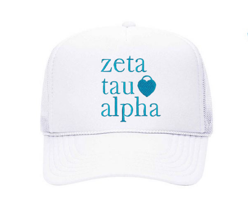 Zeta Tau Alpha Trucker Hat - Embroidered