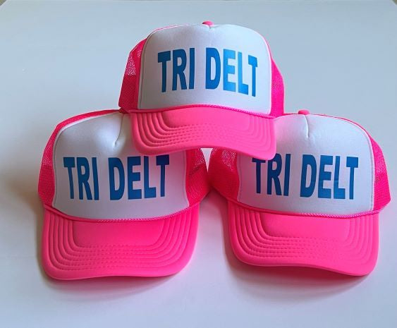 Trucker Hat - Vinyl with Monogram