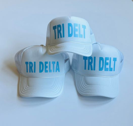 Trucker Hat - Vinyl with Monogram