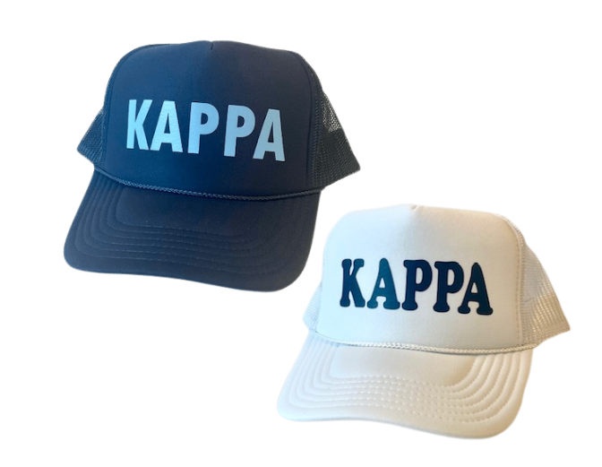 Trucker Hat - Vinyl with Monogram