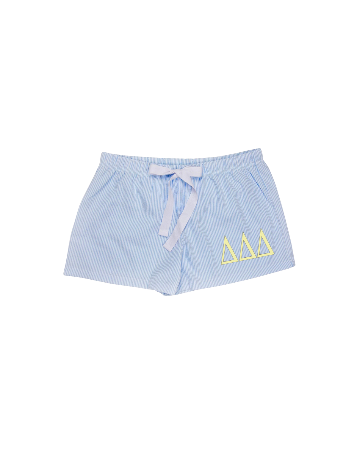 Tri Delta Seersucker PJ Shorts
