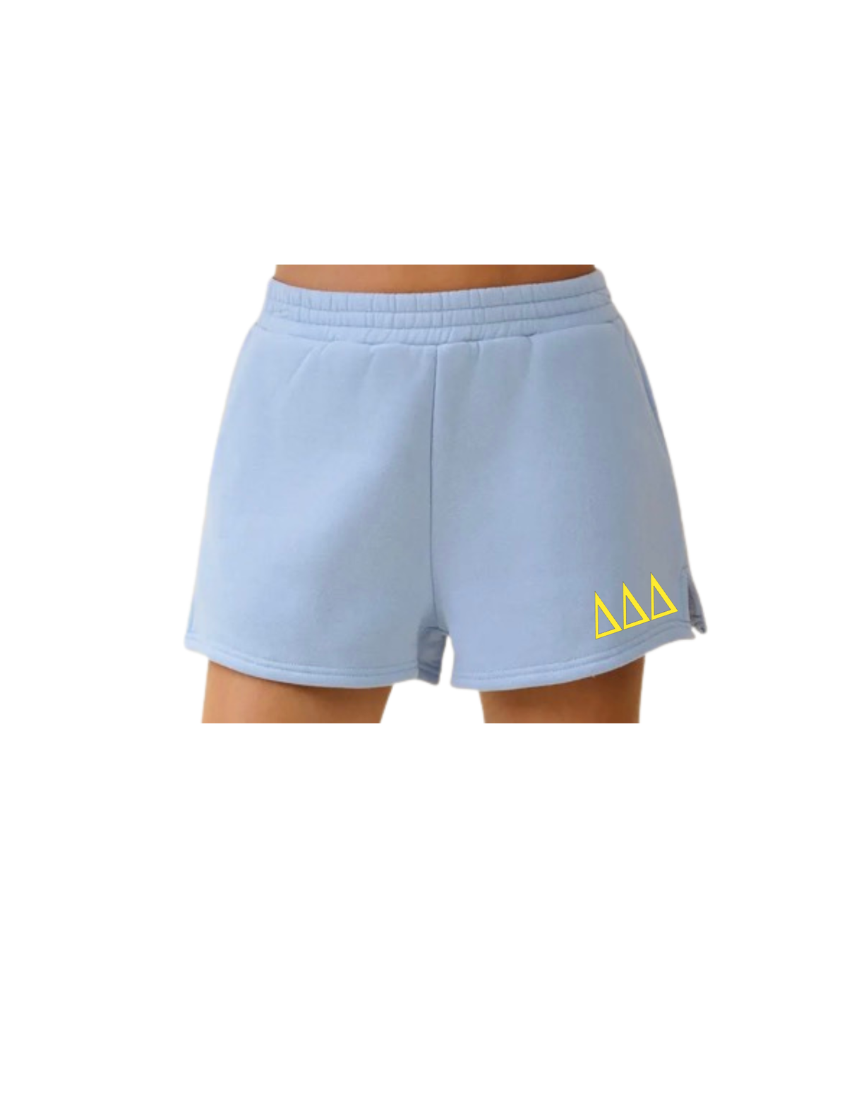 Tri Delta Sweat Shorts with Greek Letters