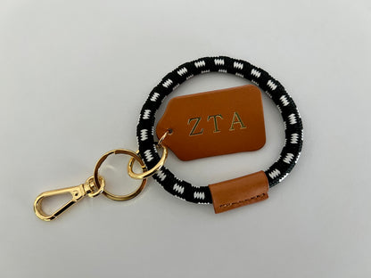 Zeta Tau Alpha Go Go Keychain