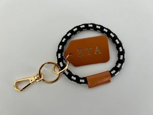 Zeta Tau Alpha Go Go Keychain