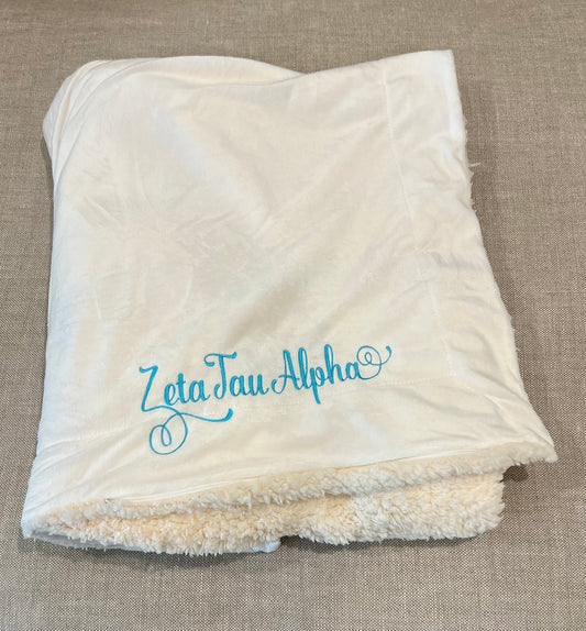 Zeta Tau Alpha Sherpa Blanket