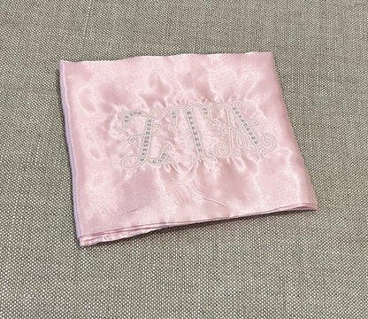Zeta Satin Embroidered Pillowcase