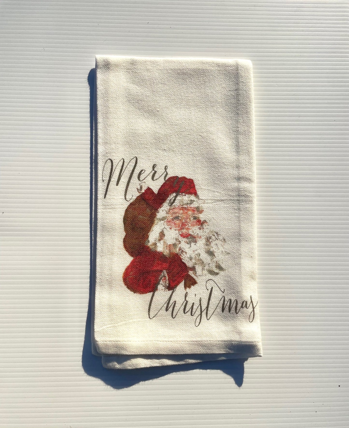 Christmas Santa Tea Towel