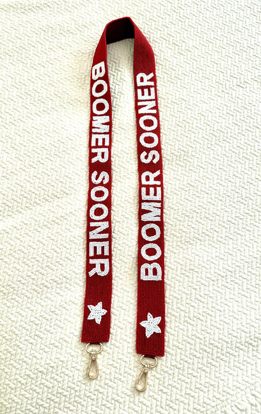 Boomer Beaded Purse Strap