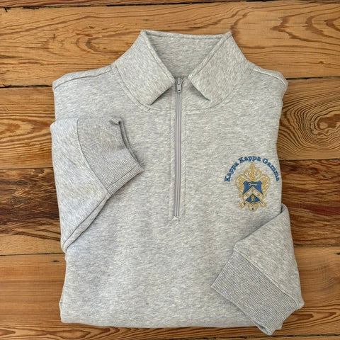 Kappa Kappa Gamma Crest 1/4 Zip