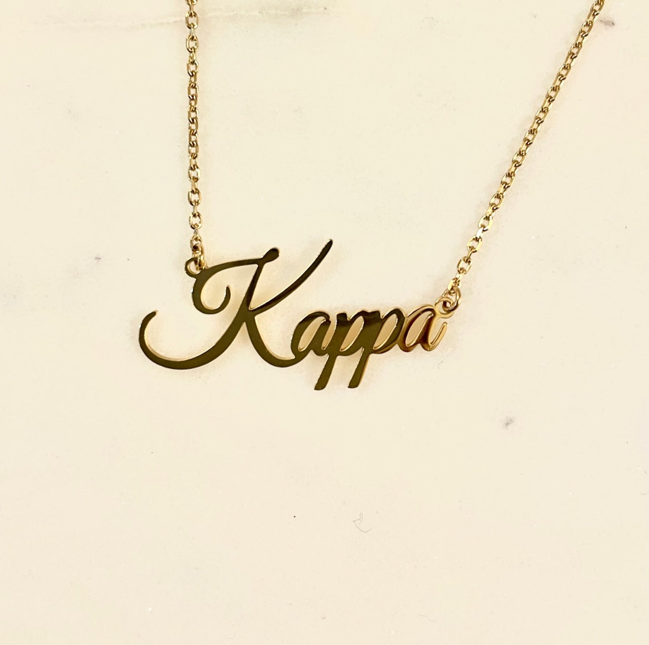 Jewelry - Script Necklace