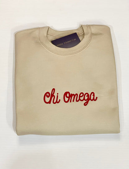 Sweatshirt with Sorority Embroidery