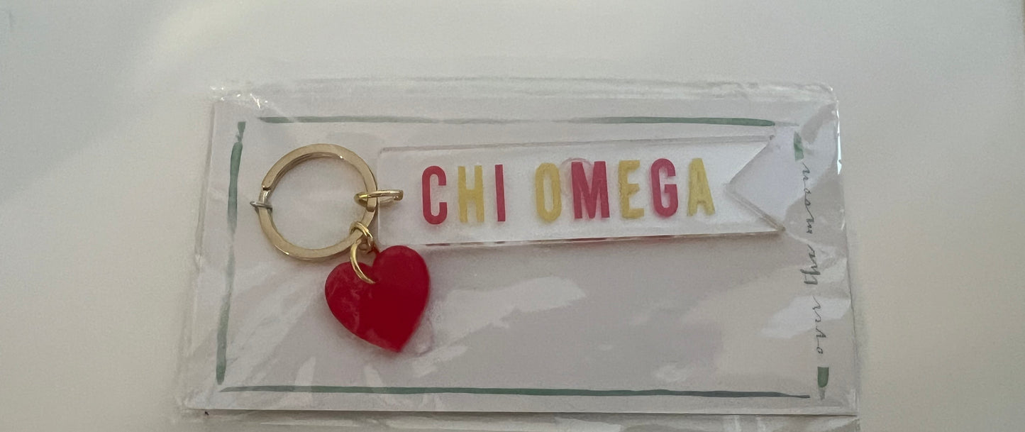 Acrylic Keychain with Heart