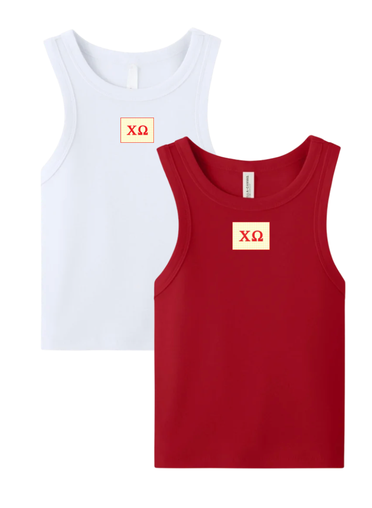 Chi Omega Patch Tank