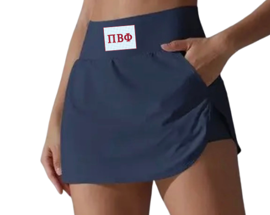Pi Beta Phi Skort with Patch