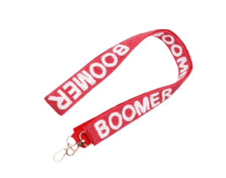 Boomer Beaded Purse Strap