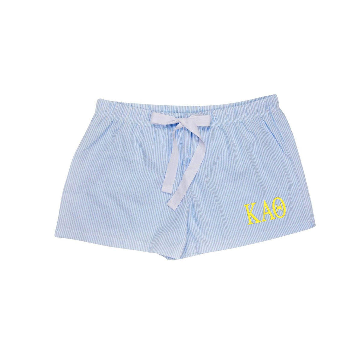 Kappa Alpha Theta Seersucker PJ Shorts