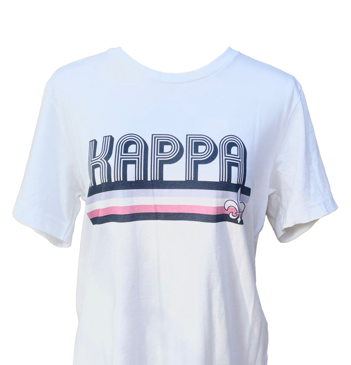 Kappa Kappa Gamma White Short Sleeve T-shirt