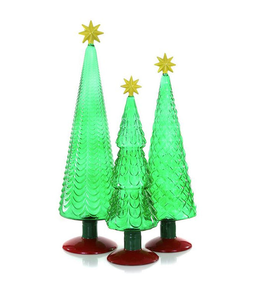 Christmas Tree 3 Set with Star - Medium
