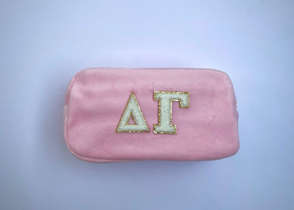 Cosmetic Bag - Chenille Letter